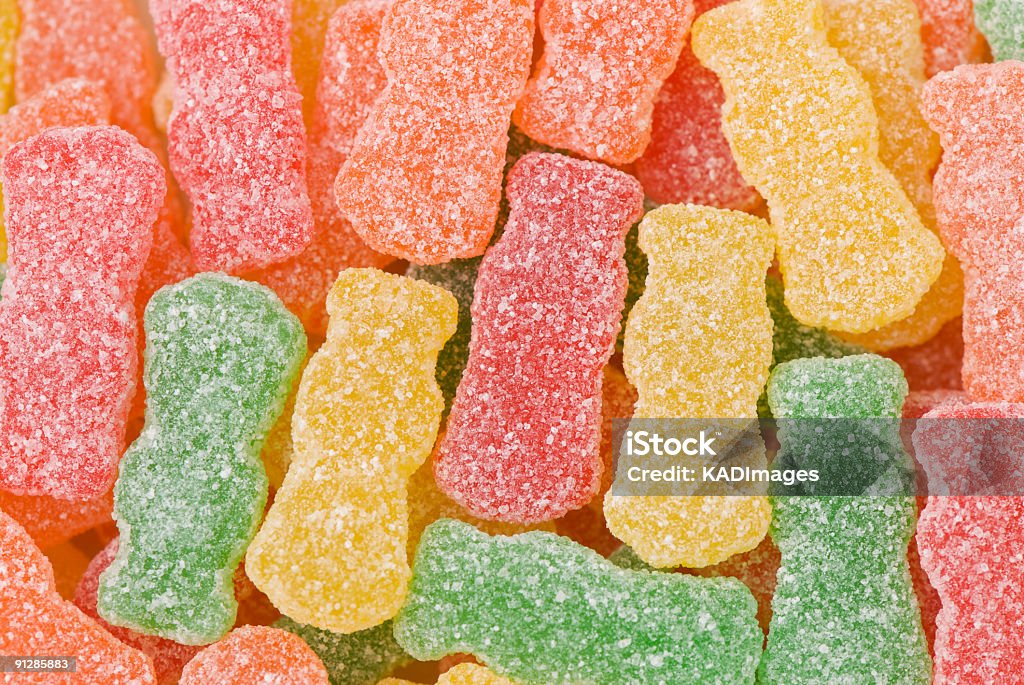 Close up of Sour Candy  Sour Taste Stock Photo