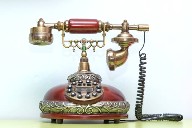 istock Old vintage telephone 912859110