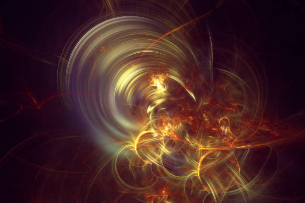 istock Abstract Glowing Energy Fractal Backgrounds 912871010