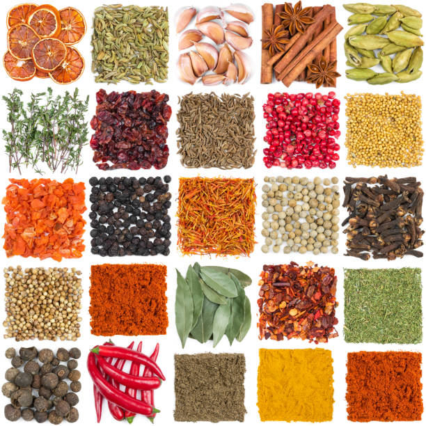 istock Set of different spices and seasonings 912873152
