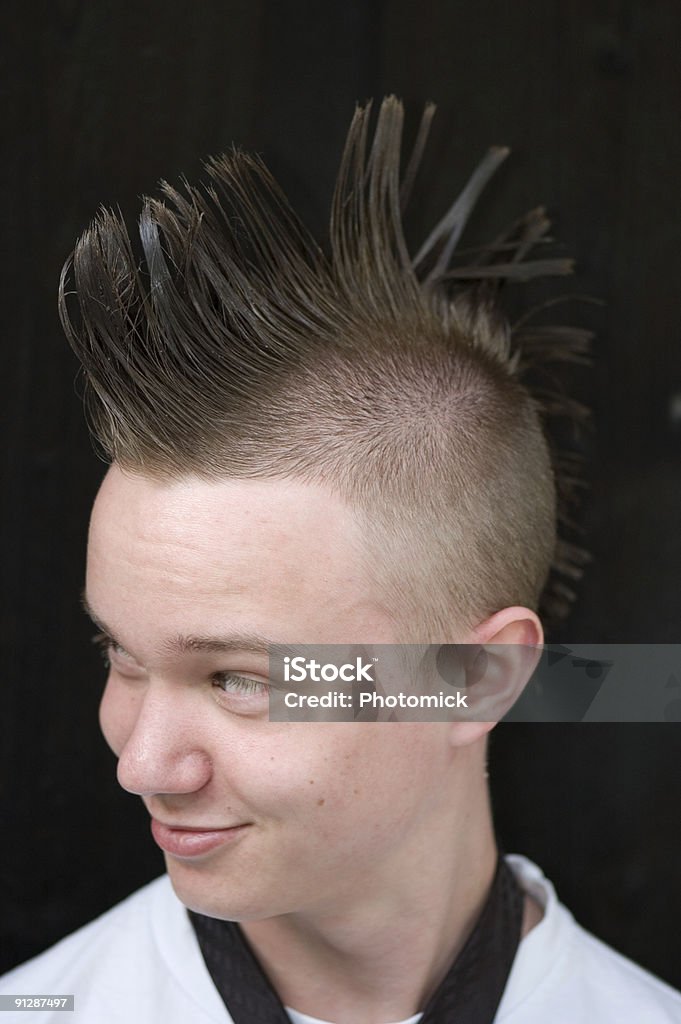 New Hair Style Stock Photo - Download Image Now - Adolescence, Bizarre, Boys  - iStock