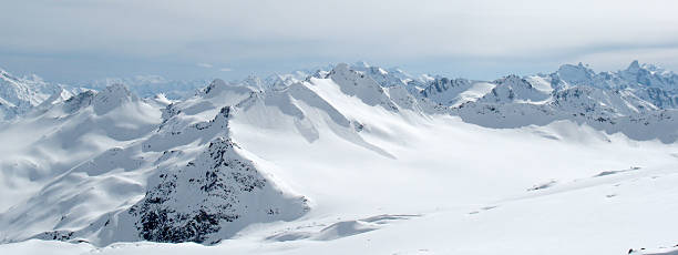 istock Panorama of winter mountains in Caucasus 91287773