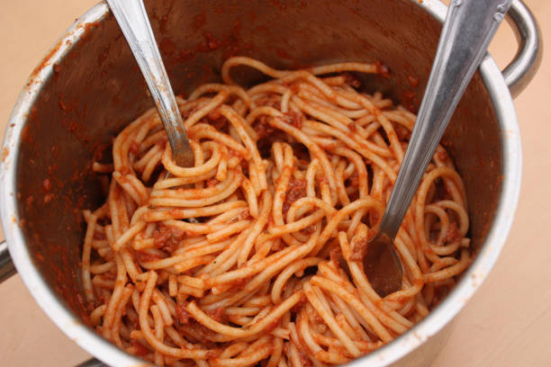 istock Spaghetti with Bolognese sauce 912878580
