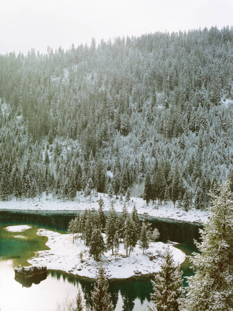 istock Cauma lake in Switzerland in winter 912878934