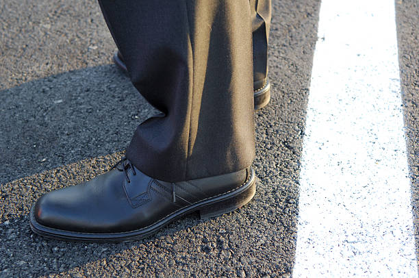 istock businessman crossing the line 91287969