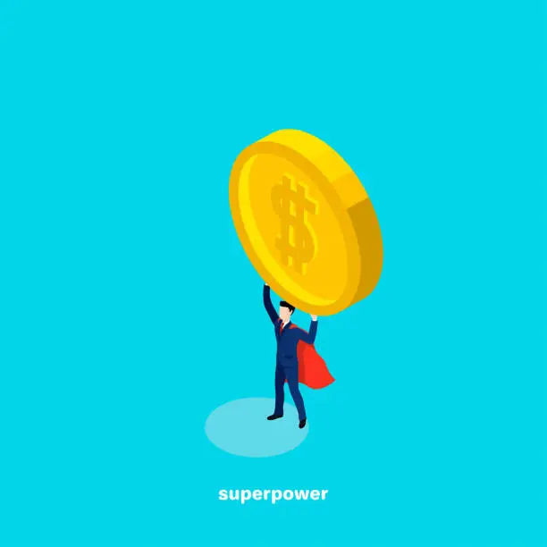 Vector illustration of superpower