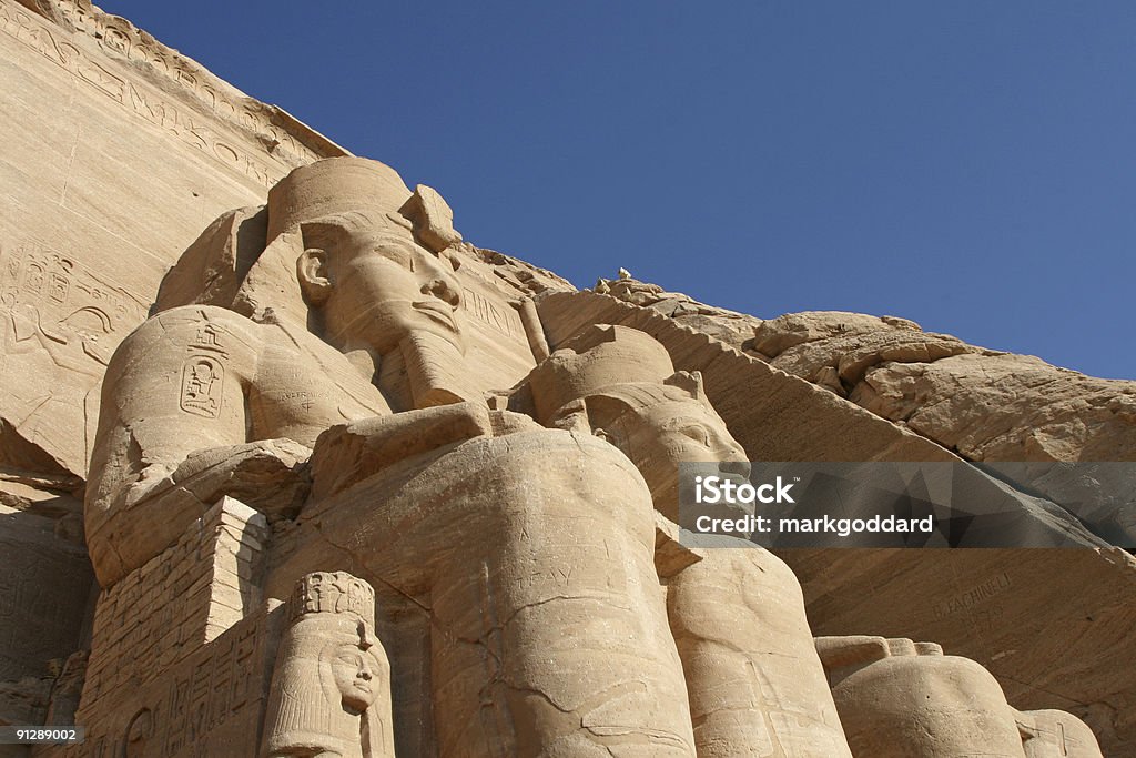 Abu Simbel: Ramsés II - Royalty-free Abu Simbel Foto de stock
