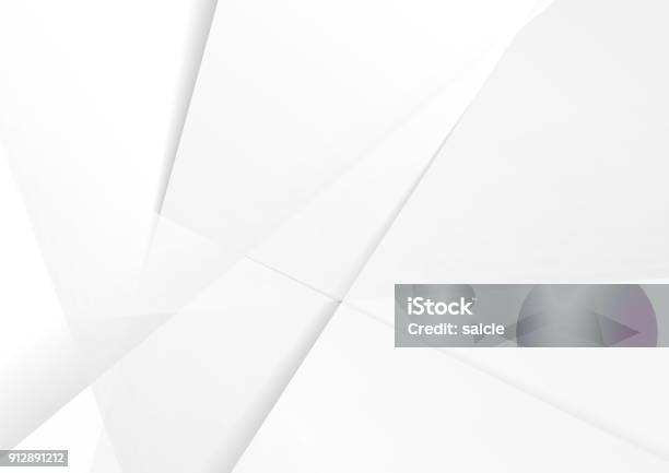 Abstract Grey Hitech Polygonal Corporate Background Stock Illustration - Download Image Now