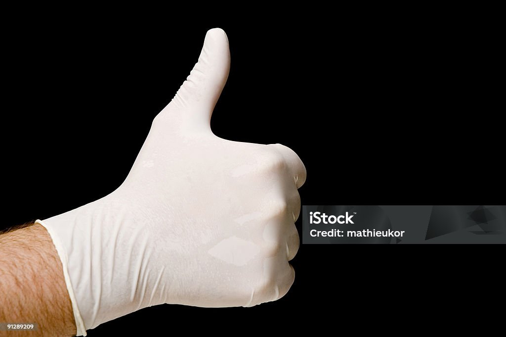 Защитный латексная перчатка - Стоковые фото Защитная перчатка роялти-фри