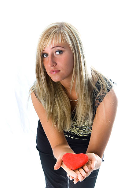 istock blonde with red heart 91289443