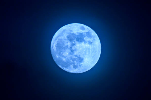 istock Full moon in the dark night sky 912895036