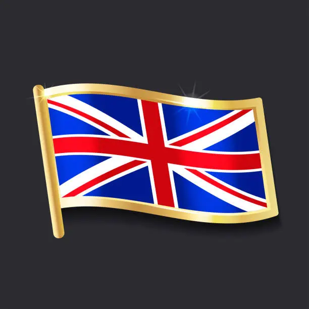 Vector illustration of Badge United Kingdom
