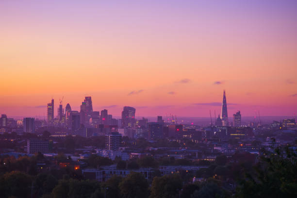 istock London city skyline at sunrise from Hampstead Heath 912898184