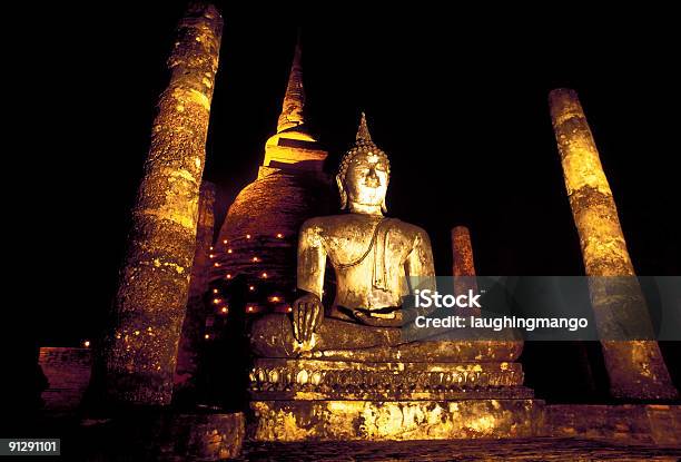 Historischer Park Sukhothai Wat Sa Sri Stockfoto und mehr Bilder von Antike Kultur - Antike Kultur, Architektur, Bauwerk