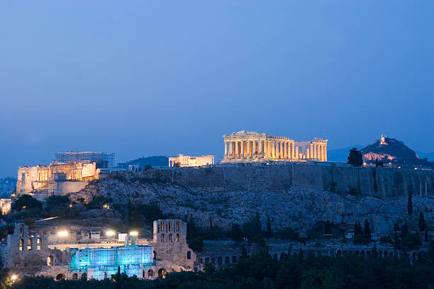 istock Evening at the Acropolis, in Athens, Greece 91291496