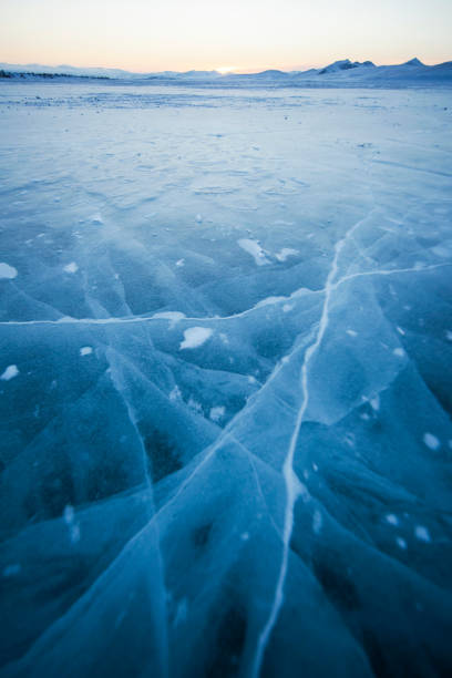 istock Ice surface of  lake 912916490