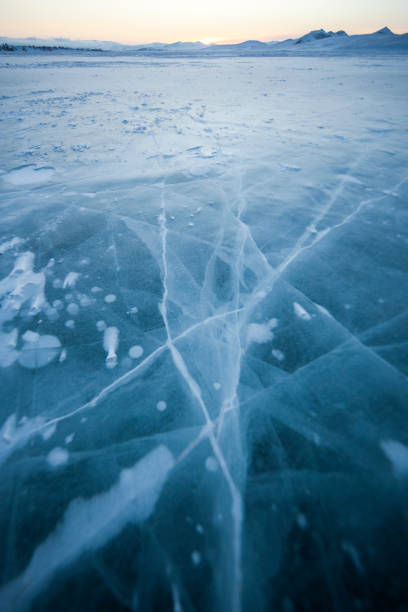 istock Ice surface of  lake 912916668