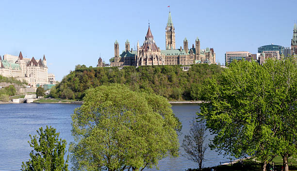 istock Parliament of Canada, Ottawa River 91291933