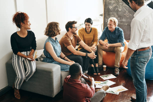 istock Gathered together as a bunch of creative and innovative minds 912919896