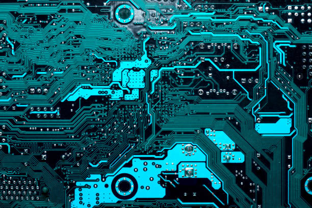 istock blue circuit board background of computer motherboard 912919902