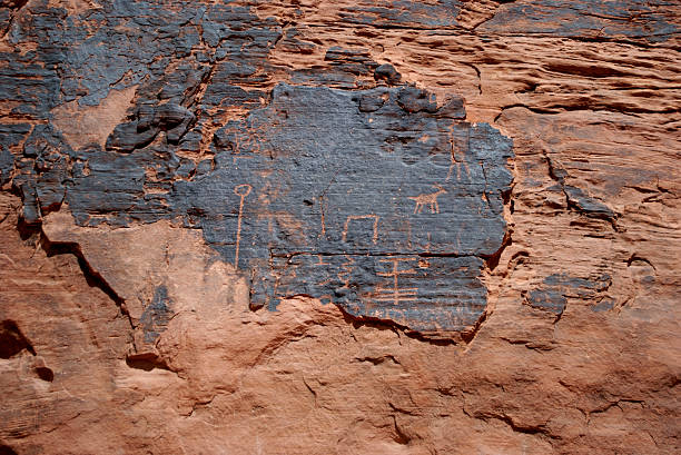 Petroglyphs - foto de stock