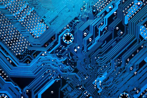 istock blue circuit board background of computer motherboard 912924282