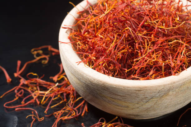 istock Macro collection, expensive real dried saffron spice close up 912924870