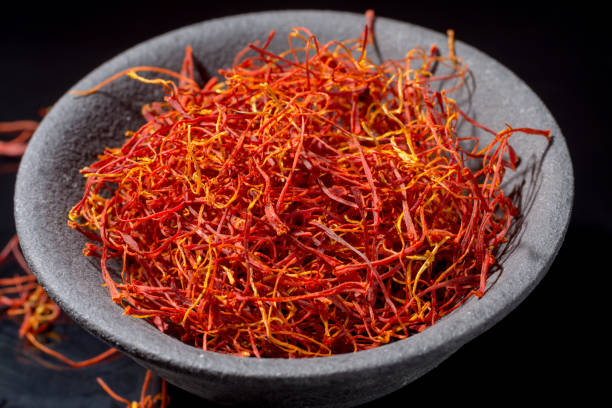 istock Macro collection, expensive real dried saffron spice close up 912924920