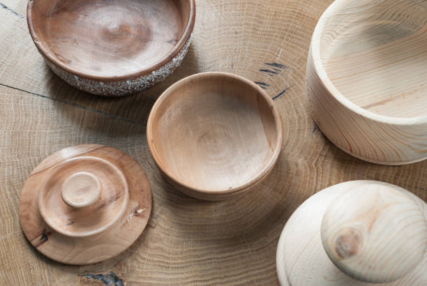 istock Wooden environmental safe kitchenware made of wood 912927910
