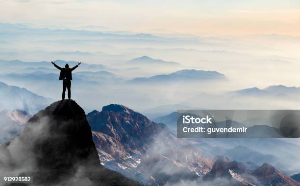 Success Stock Photo - Download Image Now - Freedom, Success, Mountain