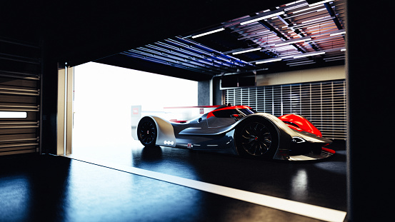 supercar, lemans prototype, photorealistic render
