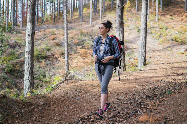 istock Woman walking in the mountains 912932438