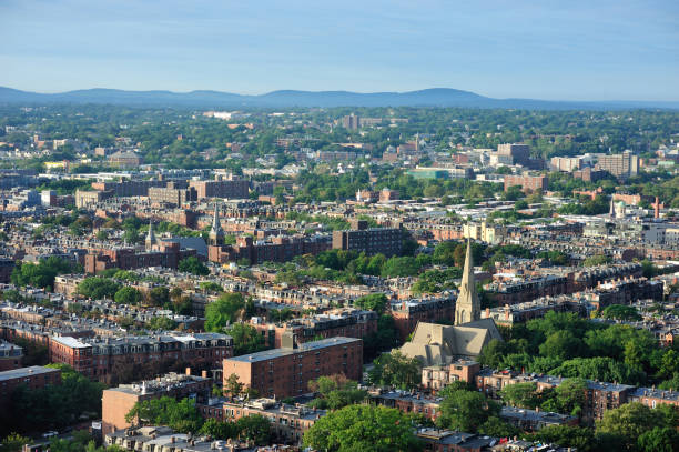 istock Bird eye view of Back Bay 912944736