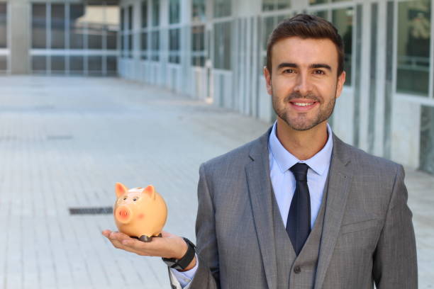 istock Thrifty man taking care of his future 912944886