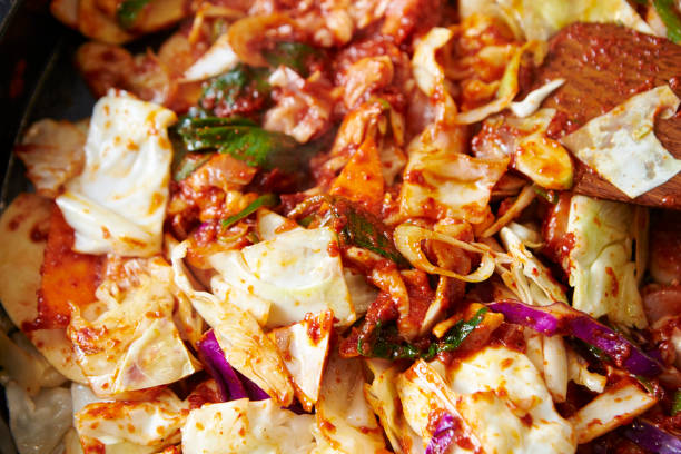Korean spicy stir fried chicken