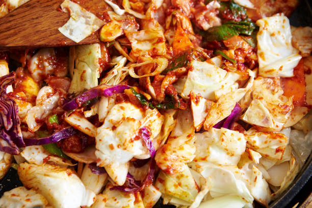 Korean spicy stir fried chicken