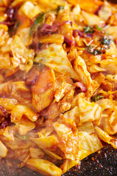 Korean spicy stir fried chicken