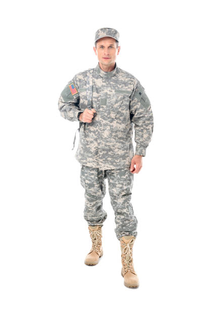 istock military man in usa camouflage uniform 912969076