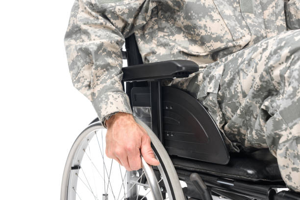 black and blue Wheel chair on white background, object, transpotation, comfortable, copy space