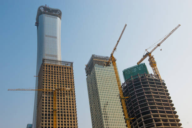istock Construction site in office district of Beijing 912993114