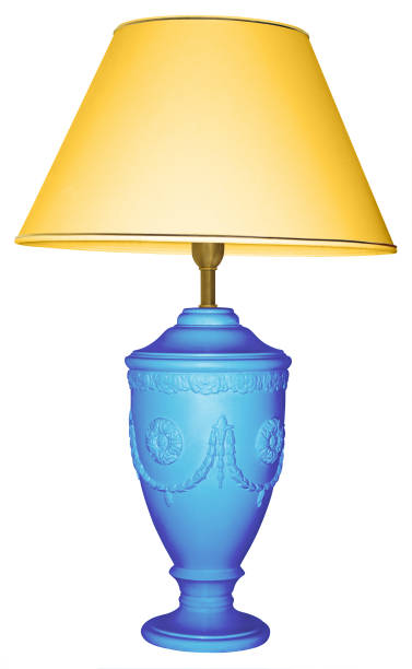 istock Vintage table lamp isolated with clipping path on white background 912993248