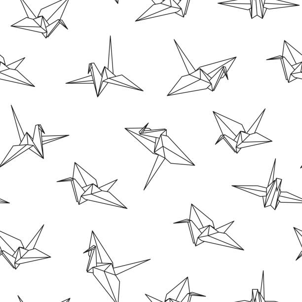 Origami Background Vector 4,300+ Origami Background Seamless Pattern Stock Illustrations, Royalty ...