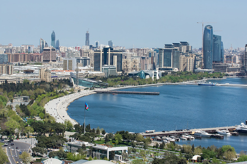Baku is the capital and largest city of Azerbaijan, as well as the largest city on the Caspian Sea.
