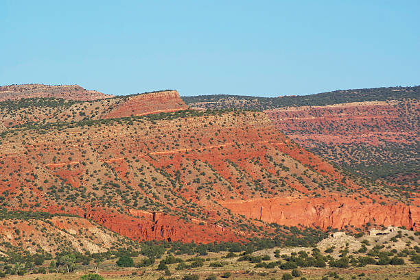 Red rock formations along the Jemez Mountain Trail, New Mexico