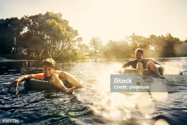 Having Such Fun Today Stock Photo - Download Image Now - Family, River, Lifestyles