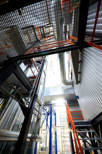 istock Large industrial boiler room 913023154