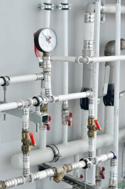 istock Large industrial boiler room 913023258