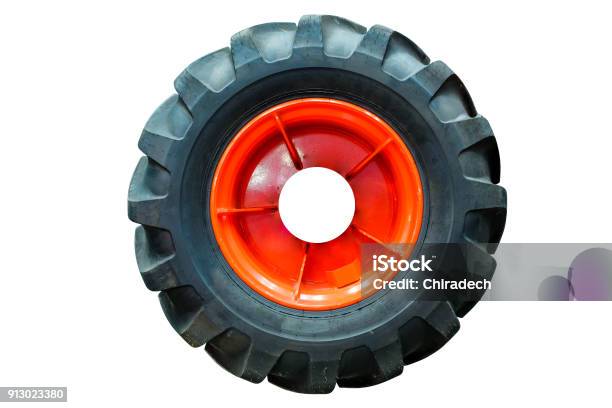 Industrial Large Tractor Tires Stock Photo - Download Image Now - Tractor, Tire - Vehicle Part, Wheel