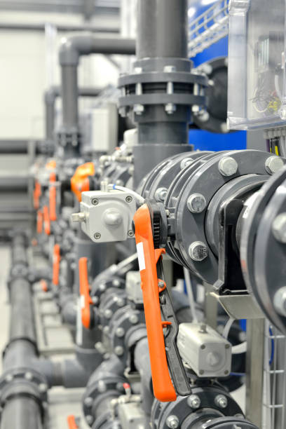 istock Large industrial boiler room 913031218