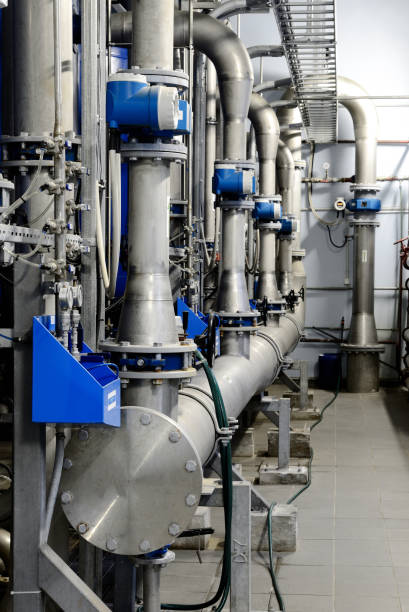 istock Large industrial boiler room 913031234